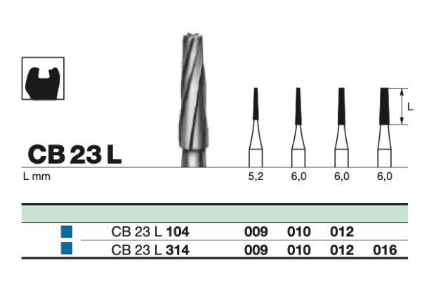 Бор твс D+Z / CB 23 L 314.009