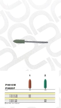 Полировочный бор по металлу 2-я ступень D+Z  / P 9620 F 104.045