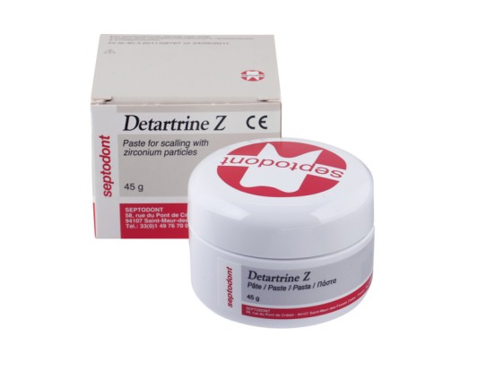 Детартрин (Detartrine Z) (паста с цирконом), 45г, Septodont, Франция