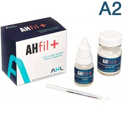 АшФил+ / AHfil+ (А2)- стеклоиономерный самоотверждаемый цемент для реставрации (15г+7мл), Advanced /  Соединенное Королевство